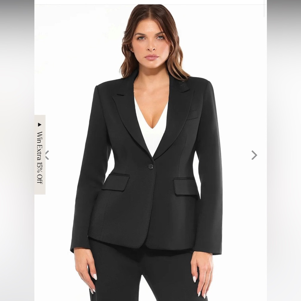 Classic Black Women's Suit Jacket
